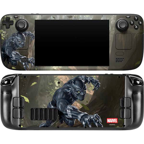 Marvel Black Panther In the Jungle Steam Deck Handheld Gaming Computer Skin