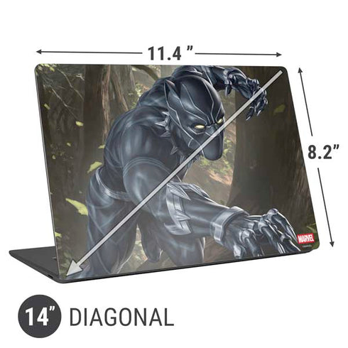 Marvel Black Panther In the Jungle Universal Laptop 14in (11.4 x 8.2in) Skin