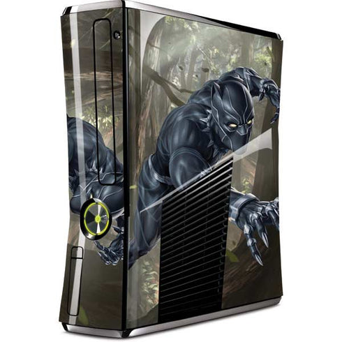 Marvel Black Panther In the Jungle Xbox 360 Slim (2010) Skin