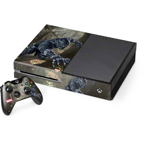 Marvel Black Panther In the Jungle Xbox One Console and Controller Bundle Skin