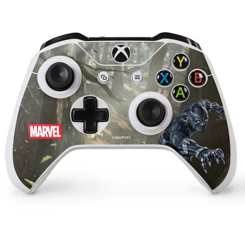 Marvel Black Panther In the Jungle Xbox One X Controller Skin