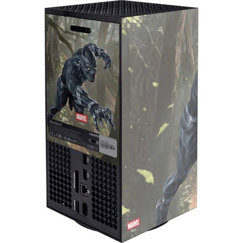 Marvel Black Panther In the Jungle Xbox Series X Console Skin