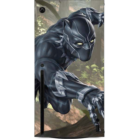 Marvel Black Panther In the Jungle Xbox Series X Console Skin