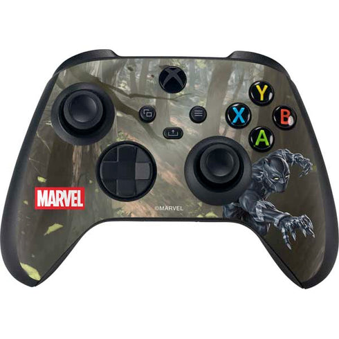 Marvel Black Panther In the Jungle Xbox Series X Controller Skin