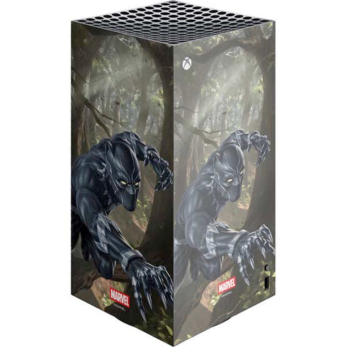 Marvel Black Panther In the Jungle XBox Series X Digital Edition Console Skin