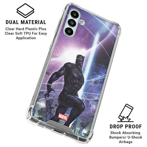 Marvel Black Panther Intergalactic Empire of Wakanda Galaxy A13 5G Clear Case
