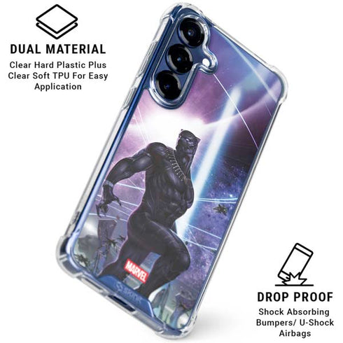 Marvel Black Panther Intergalactic Empire of Wakanda Galaxy S25 Plus Clear Case