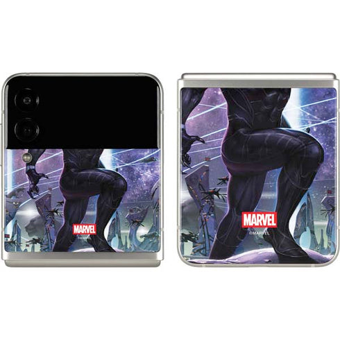 Marvel Black Panther Intergalactic Empire of Wakanda Galaxy Z Flip3 5G Skin