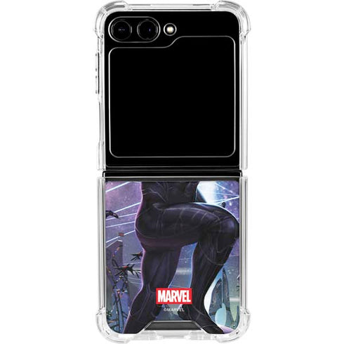 Marvel Black Panther Intergalactic Empire of Wakanda Galaxy Z Flip5 5G Clear Case