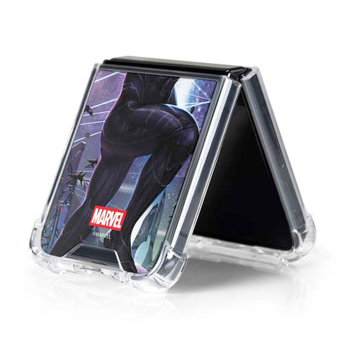 Marvel Black Panther Intergalactic Empire of Wakanda Galaxy Z Flip5 5G Clear Case