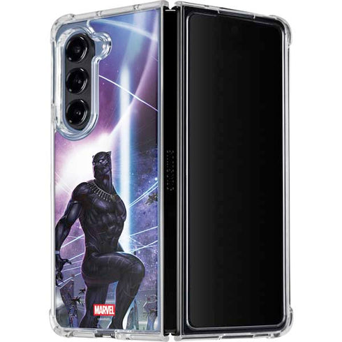 Marvel Black Panther Intergalactic Empire of Wakanda Galaxy Z Fold5 5G Clear Case