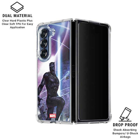 Marvel Black Panther Intergalactic Empire of Wakanda Galaxy Z Fold6 Clear Case