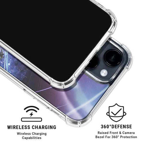 Marvel Black Panther Intergalactic Empire of Wakanda iPhone 14 Plus Clear Case