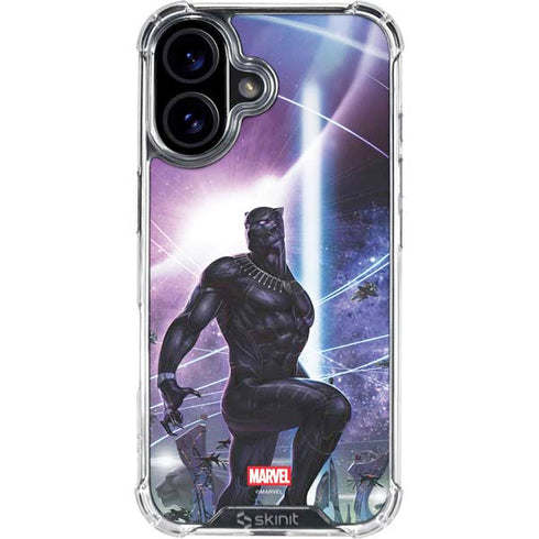 Marvel Black Panther Intergalactic Empire of Wakanda iPhone 16 Clear Case