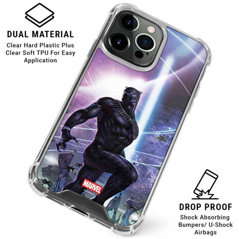 Marvel Black Panther Intergalactic Empire of Wakanda iPhone 16 Pro Max Clear Case