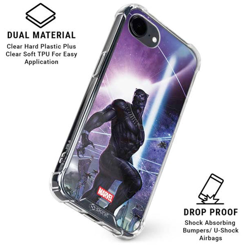 Marvel Black Panther Intergalactic Empire of Wakanda iPhone 16e Clear Case