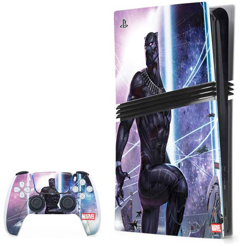 Marvel Black Panther Intergalactic Empire of Wakanda PS5 Pro Bundle Skin