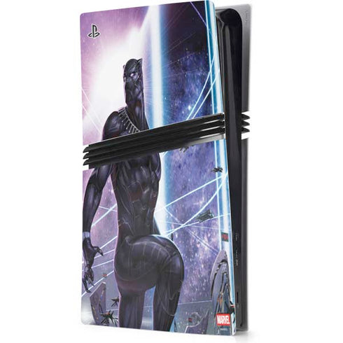 Marvel Black Panther Intergalactic Empire of Wakanda PS5 Pro Console Skin