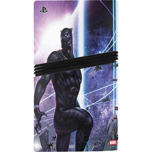 Marvel Black Panther Intergalactic Empire of Wakanda PS5 Pro Console Skin