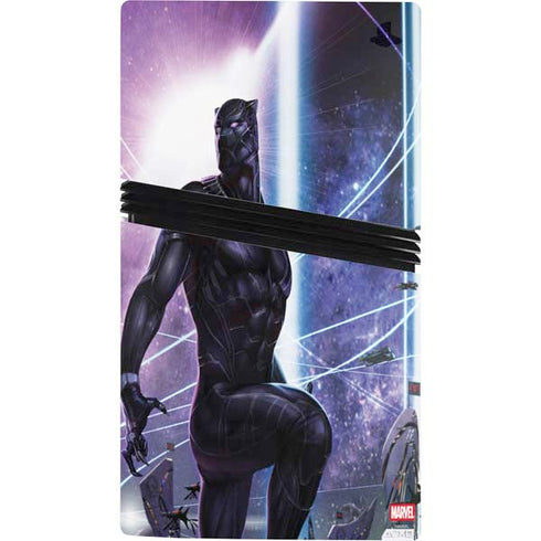 Marvel Black Panther Intergalactic Empire of Wakanda PS5 Pro Console Skin