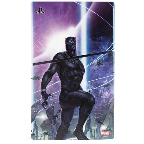 Marvel Black Panther Intergalactic Empire of Wakanda PS5 Slim Digital Edition Console Skin