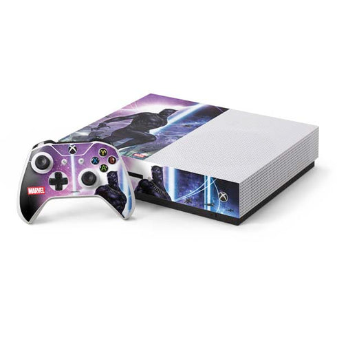 Marvel Black Panther Intergalactic Empire of Wakanda Xbox One S Console and Controller Bundle Skin