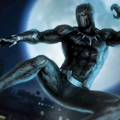 Marvel Black Panther Jumping Through Air Dell Alienware Skin