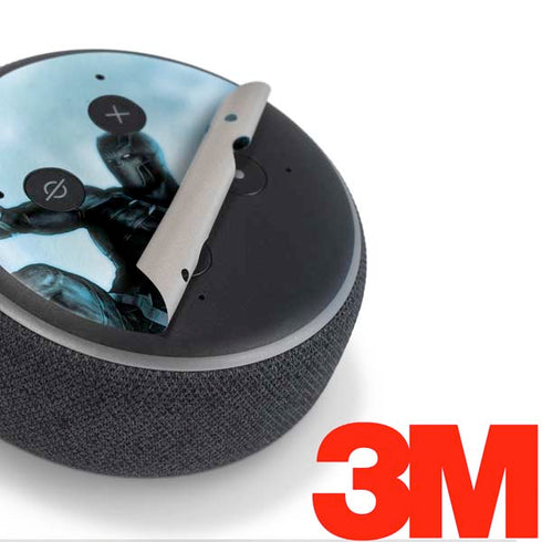 Marvel Black Panther Jumping Through Air Amazon Echo Dot Skin