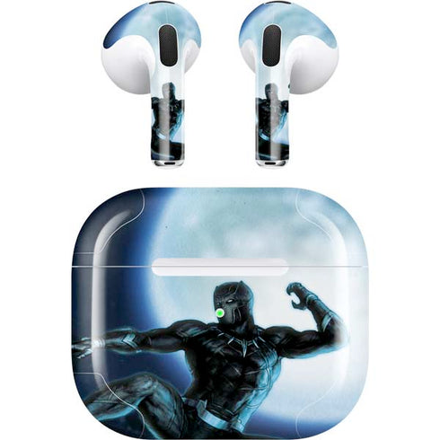 Marvel Black Panther Jumping Through Air Apple AirPods (3rd Gen 2021) Skin