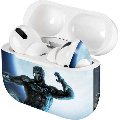 Marvel Black Panther Jumping Through Air Apple AirPods Pro Skin