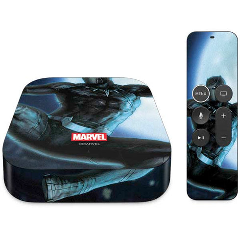Marvel Black Panther Jumping Through Air Apple TV Skin