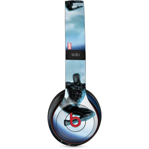 Marvel Black Panther Jumping Through Air Beats Solo 2 Wireless Skin