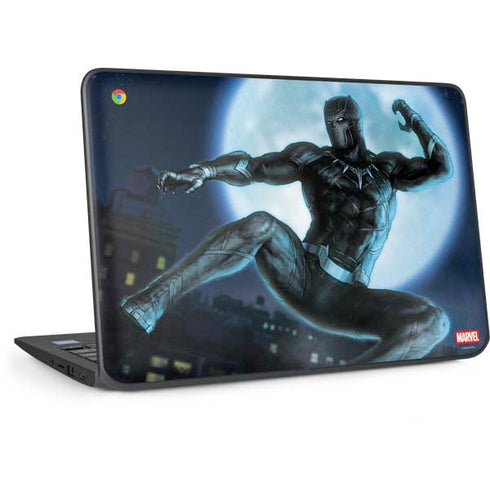 Marvel Black Panther Jumping Through Air HP Chromebook Skin