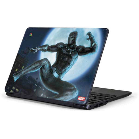 Marvel Black Panther Jumping Through Air Samsung Chromebook Skin