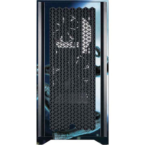 Marvel Black Panther Jumping Through Air Corsair 4000D Tempered Glass Mid-Tower ATX Case Skin