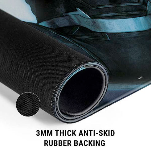 Marvel Black Panther Jumping Through Air Gaming Mouse Pad