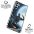 Marvel Black Panther Jumping Through Air Galaxy A13 5G Clear Case