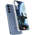 Marvel Black Panther Jumping Through Air Galaxy A35 5G Clear Case
