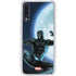 Marvel Black Panther Jumping Through Air Galaxy A50 Clear Case