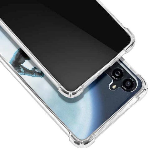 Marvel Black Panther Jumping Through Air Galaxy A54 5G Clear Case