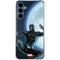 Marvel Black Panther Jumping Through Air Galaxy A55 5G Clear Case