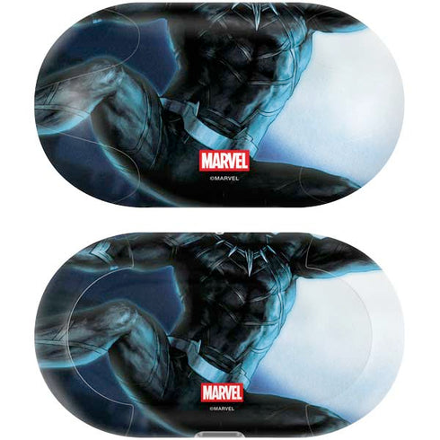 Marvel Black Panther Jumping Through Air Galaxy Buds Plus Skin