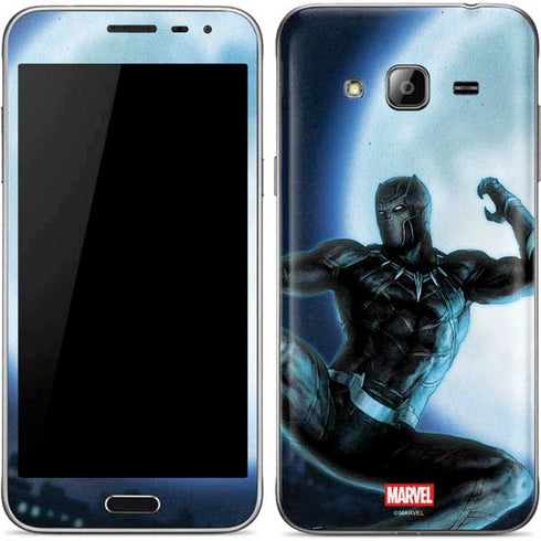 Marvel Black Panther Jumping Through Air Galaxy J3 Skin
