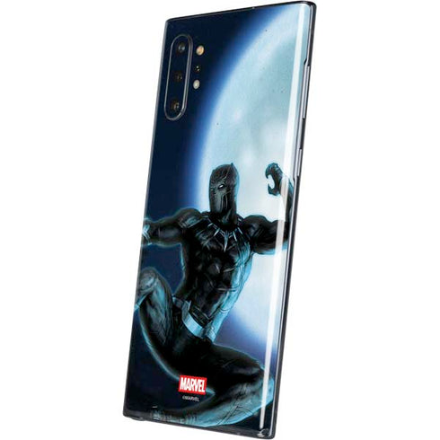 Marvel Black Panther Jumping Through Air Galaxy Note 10 Plus Skin