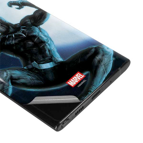 Marvel Black Panther Jumping Through Air Galaxy Note 10 Plus Skin