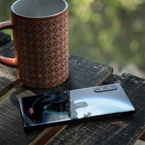 Marvel Black Panther Jumping Through Air Galaxy Note 10 Plus Skin