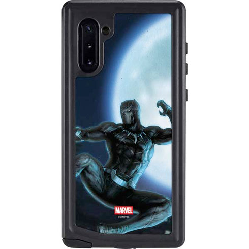 Marvel Black Panther Jumping Through Air Galaxy Cases