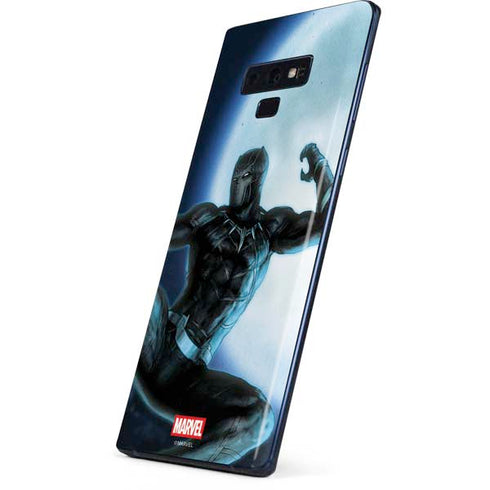 Marvel Black Panther Jumping Through Air Galaxy Note 9 Skin