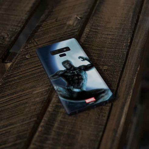 Marvel Black Panther Jumping Through Air Galaxy Note 9 Skin
