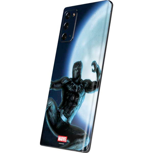 Marvel Black Panther Jumping Through Air Galaxy Note20 5G Skin